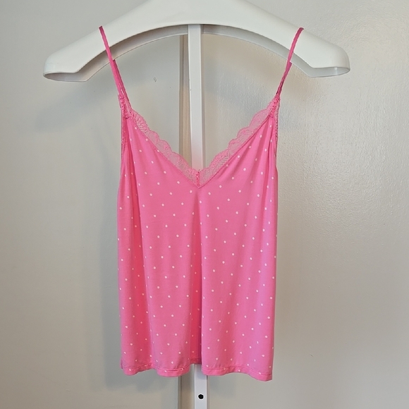 VS Heavenly XS Pink Polka Dot Women's Sleepwear Set - Picture 4 of 8